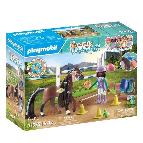 Playmobil Horse of Waterfall Zoe en Blaze 