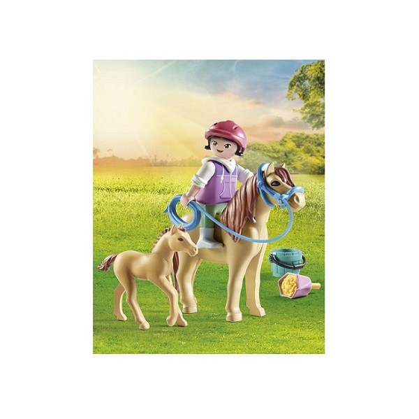 Playmobil Horses of Waterfall Kind met Pony