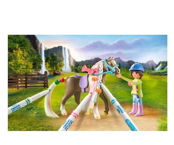 Playmobil Horses of Waterfall Paardenset met Stiften