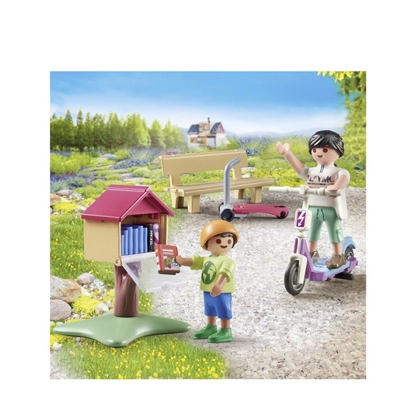 Playmobil My Life Boekenruil voor Boekenwurm 