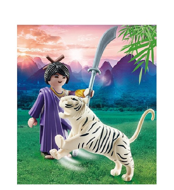 Playmobil Special Plus Aziatische Vechter met Tijger 