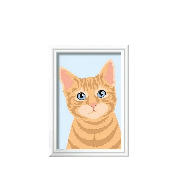 Schilderen op Nummer Ravensburger CreArt Orange Tabby