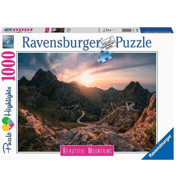 Ravensburger Puzzel Beautiful Mountains 1000 stukjes