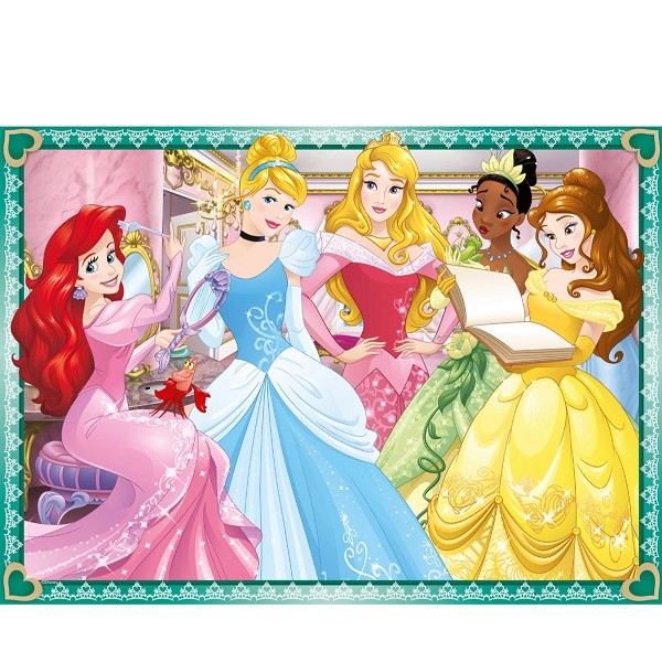 Puzzels 4 x 100 stukjes Disney Princess 