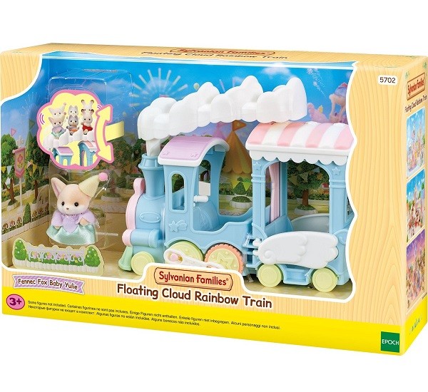 Sylvanian Families Pretpark Wolken Regenboogtrein