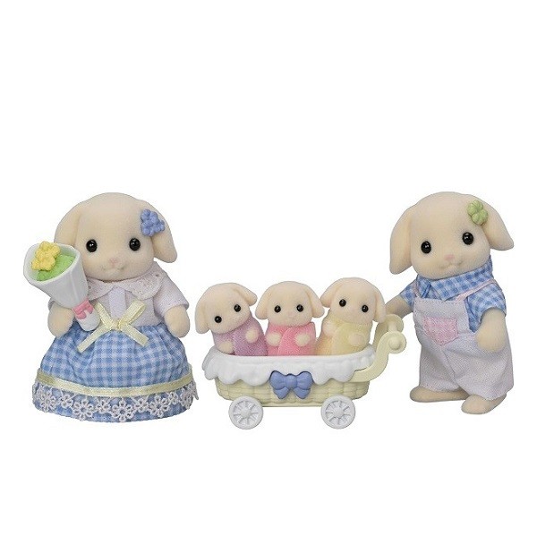 Sylvanian Families Familie Bloemen Hangoor Konijn