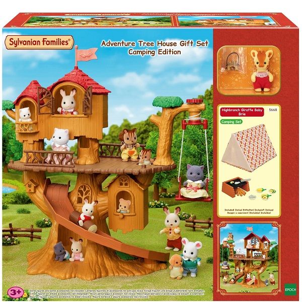 Sylvanian Families Vakantie Avontuurlijke Boomhut Camping Edition