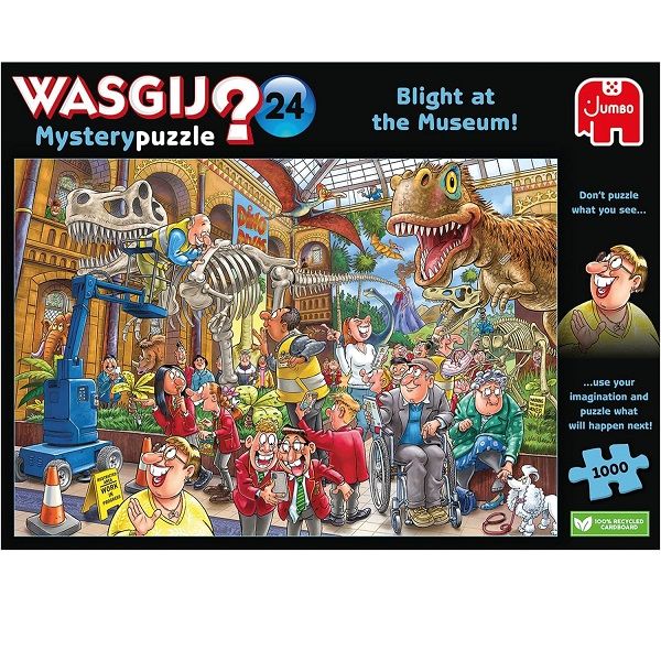 Wasgij? Mystery Puzzel 24 Paniek in het Museum! 1000 stukjes