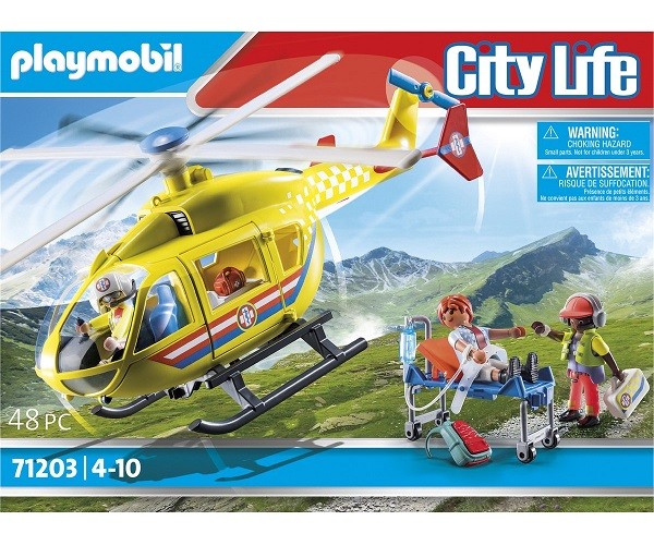  Playmobil City Life Reddingshelikopter