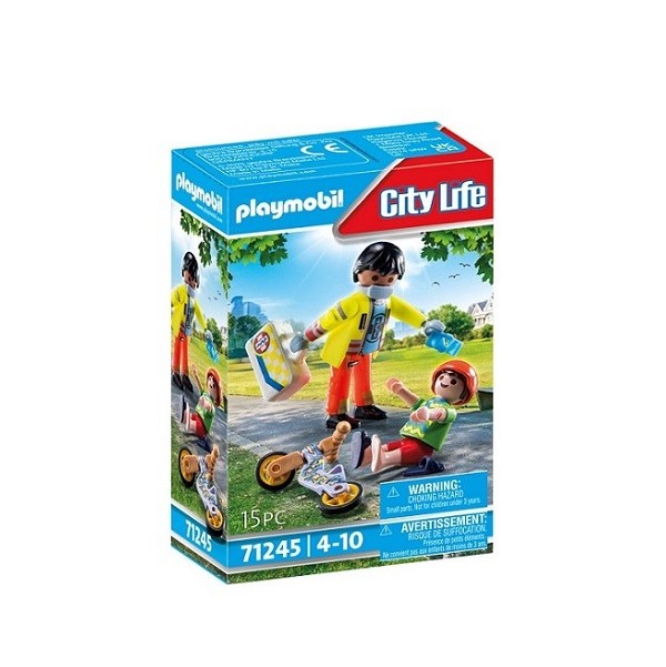  Playmobil City Life Verpleegkundige met Gewonde