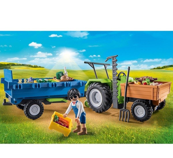  Playmobil Country Trekker met Aanhanger 