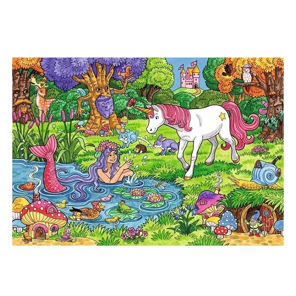  Puzzels 2 x 24 stukjes Magisch Bos