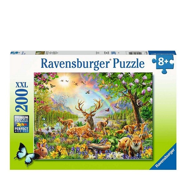 Ravensburger Puzzel 200 stukjes XXL Mooie Hertenfamilie