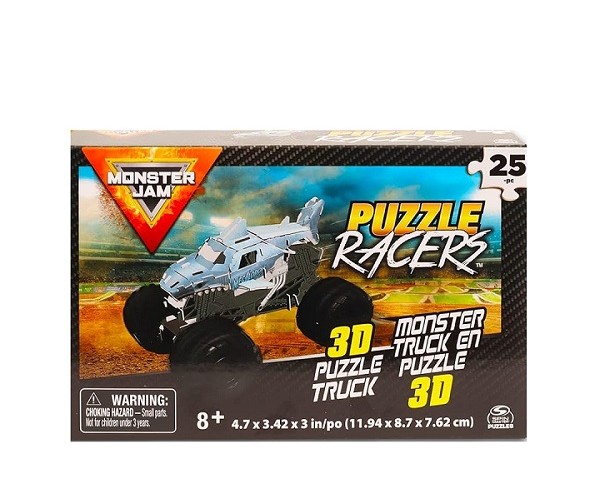 Monster Jam 3d Puzzle Assorti