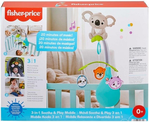 Fisher Price Mobile Sensimals 3-in-1