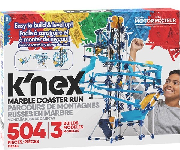 K'nex Bouwset Knikkerbaan met Motor 504-Delig