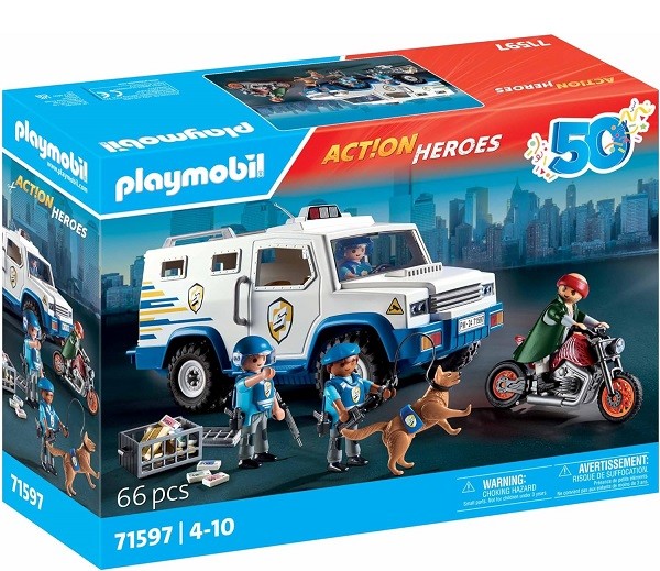 Playmobil Action Heroes Geldtransporteur