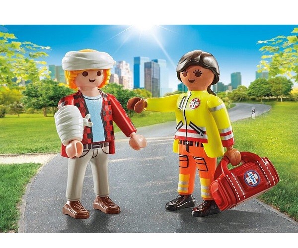 Playmobil DuoPack Paramedicus met Patient