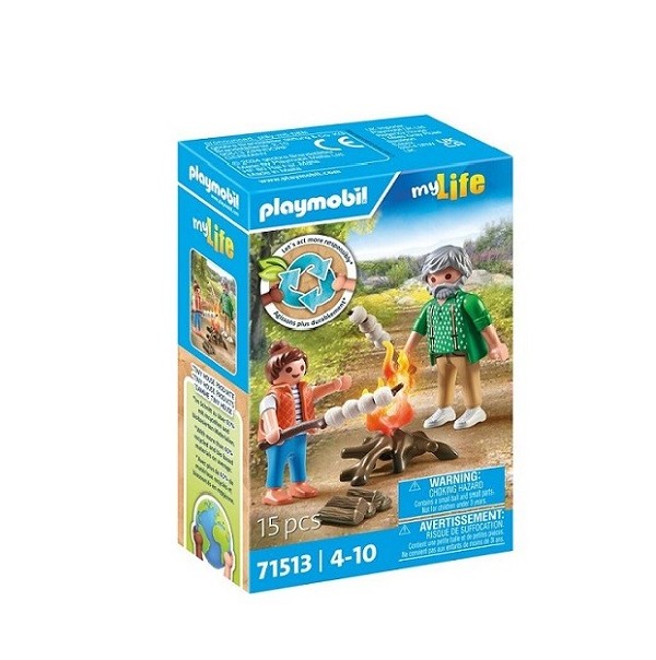 Playmobil My Life Kampvuur met Marshmallows