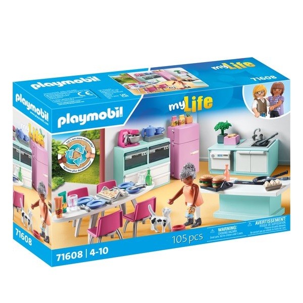 Playmobil My Life Woonhuis Keuken met Eethoek