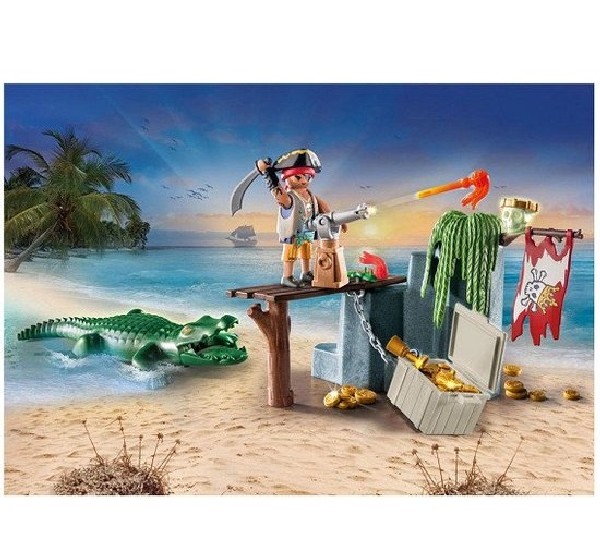 Playmobil Pirates Starter Pack  Piraat met Alligater