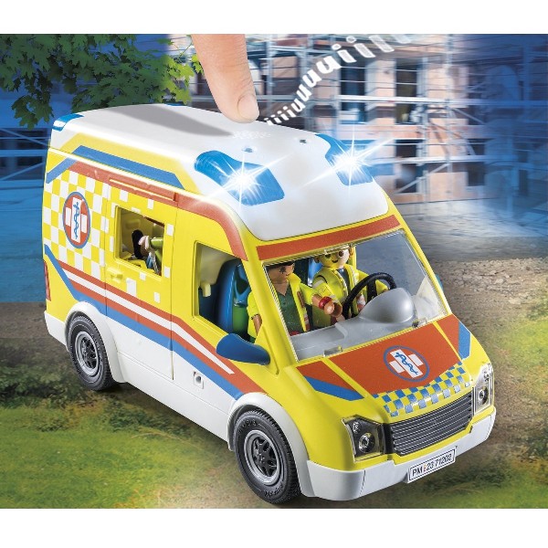  Playmopbil City Life Ambulance met Licht en Geluid 