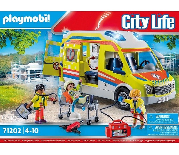  Playmopbil City Life Ambulance met Licht en Geluid 