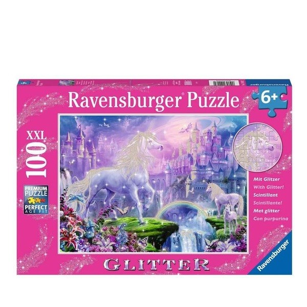 Puzzel 100 stukjes XXL Koninkrijk van de Eenhoorns