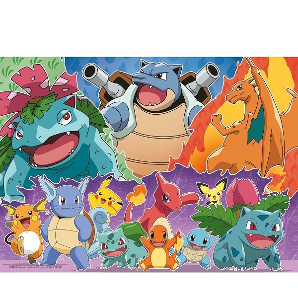 Puzzels 4 x 100 stukjes Pokemon