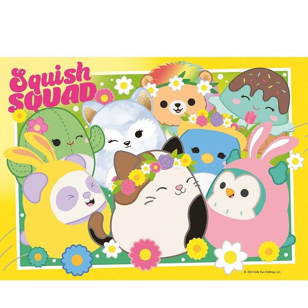 Puzzels 4 x 100 stukjes Squishmallows