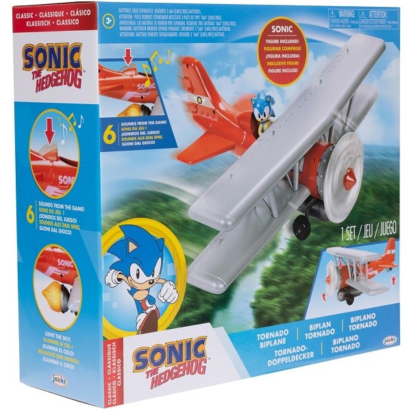 Sonic The Hedgehog Biplane met Speellfiguur