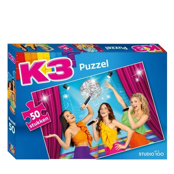 Studio 100 Puzzel 50 stukjes K3 Alle Kleuren