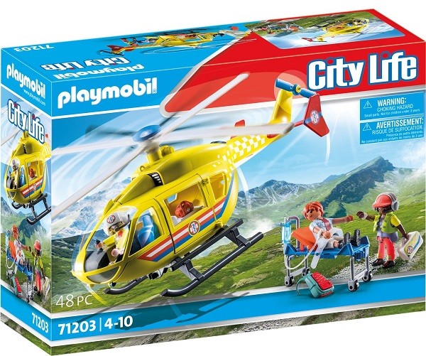  Playmobil City Life Reddingshelikopter