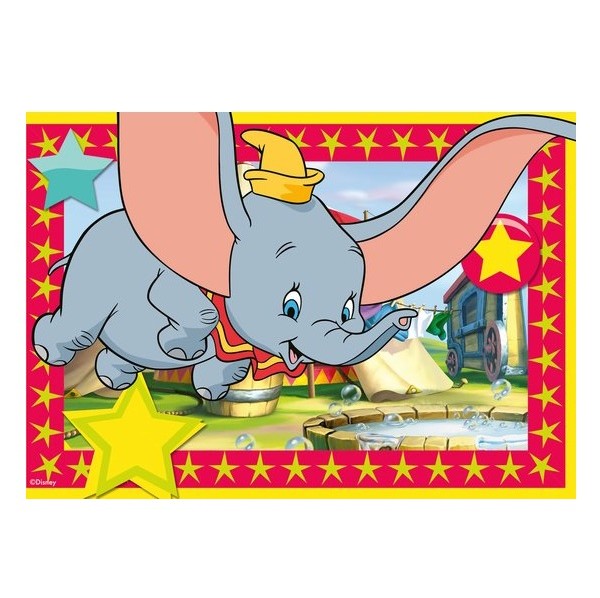  Puzzels 2 x 12 stukjes Disney Animal